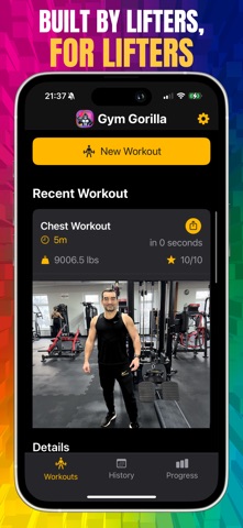 Gym Gorilla: Workout Tracker screenshot