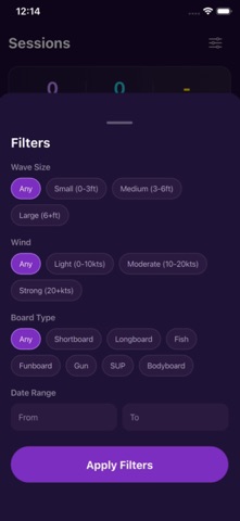 Aquanova Session Book screenshot
