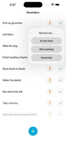 Later: Simple Reminders screenshot