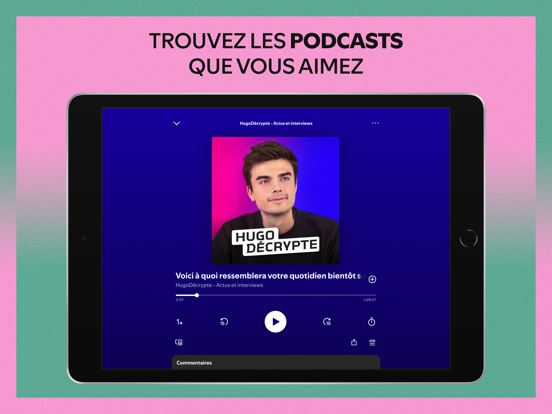 Screenshot #5 pour Spotify : Musique et podcasts