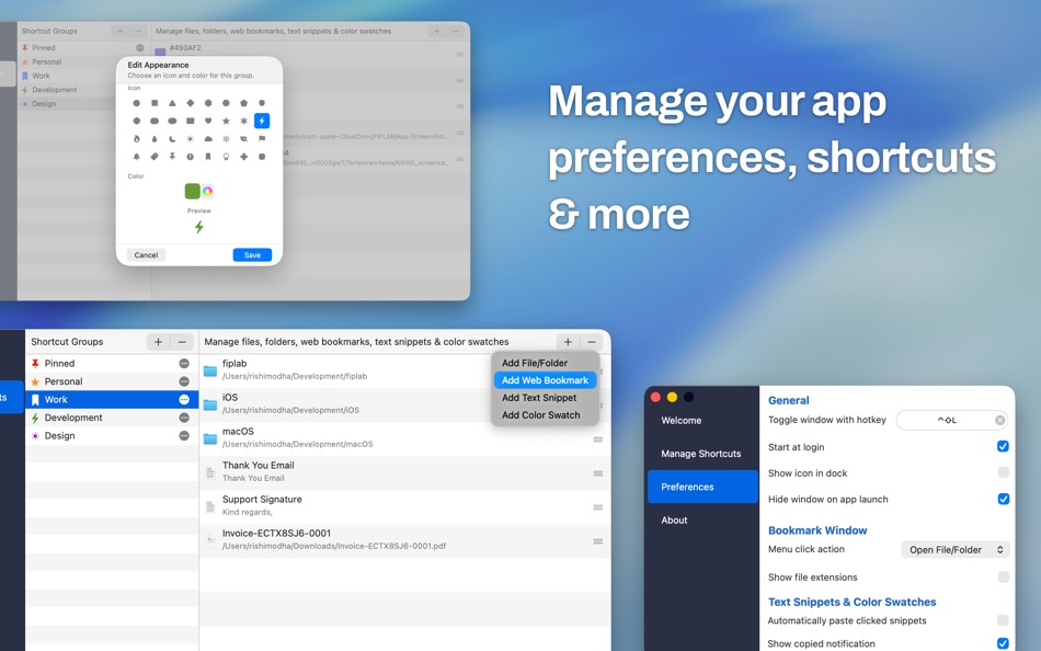 #5. Shortcut Bar - Instant Access (macOS) 作者: FIPLAB Ltd