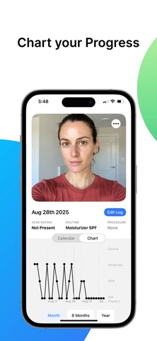 Clearist: Skincare & Acne Log screenshot