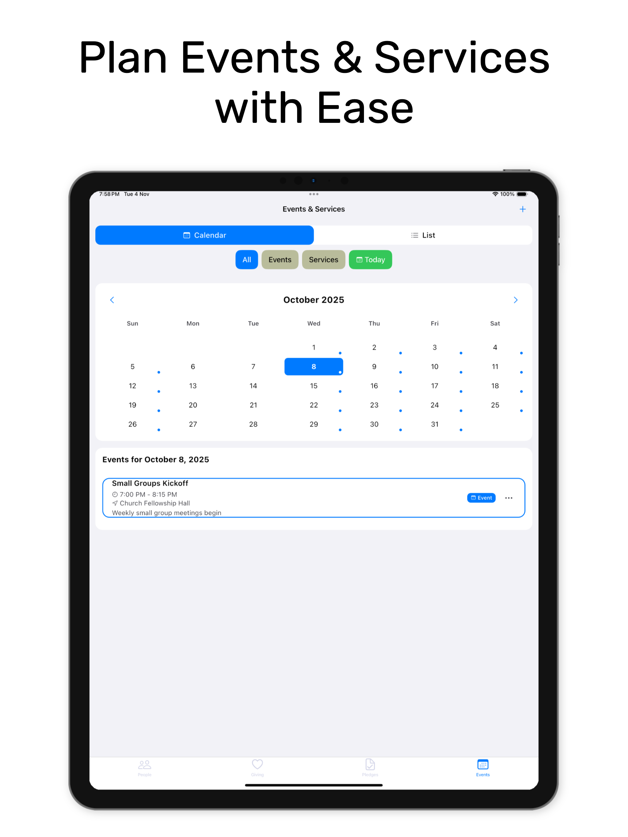 Church Management App screenshot 7