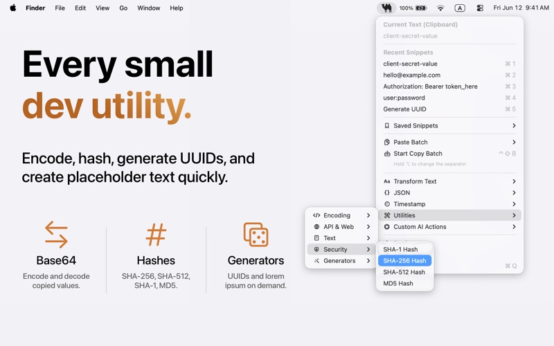 Camel — Developer Text Tools screenshot