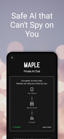 Maple Research: Private AI Screenshot 5 of 9