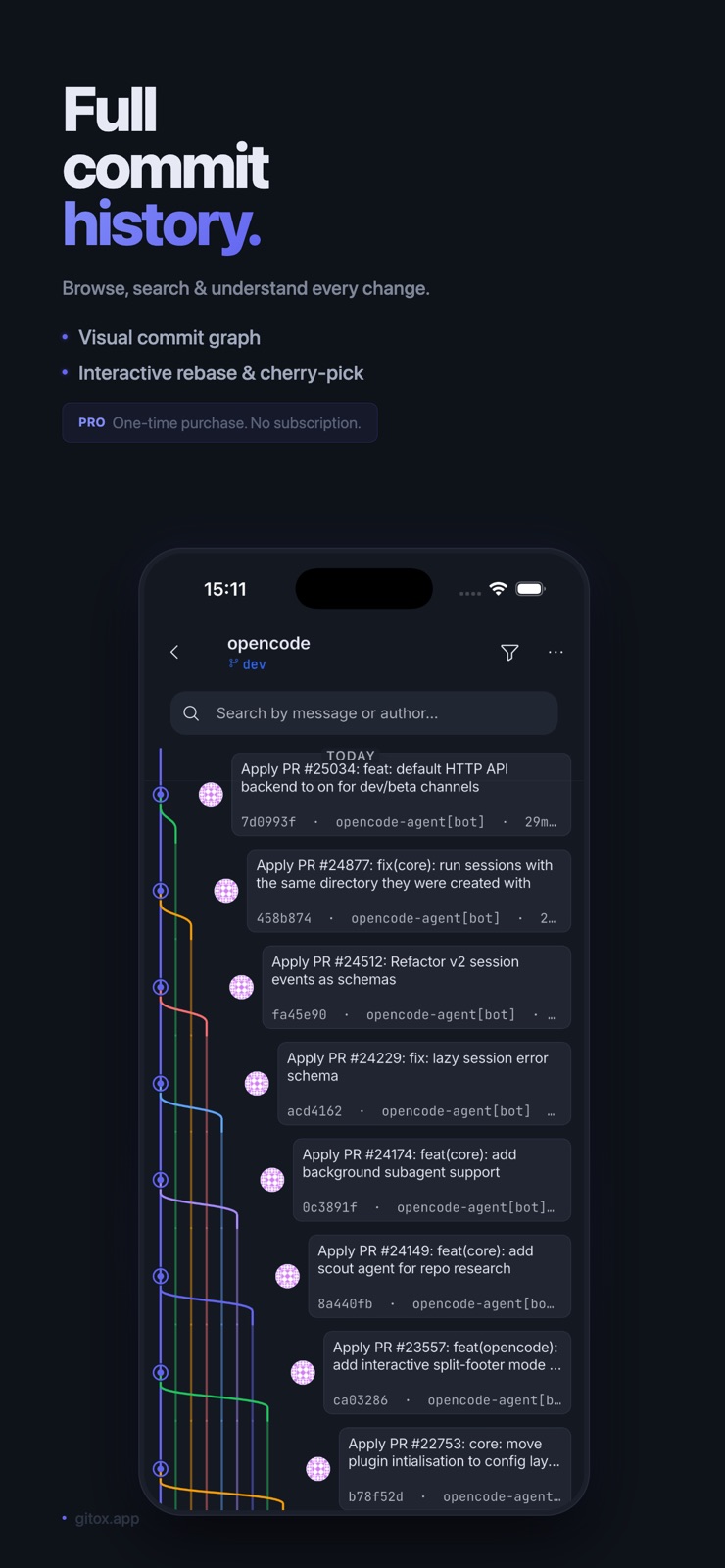 Gitox iphone screenshot 4