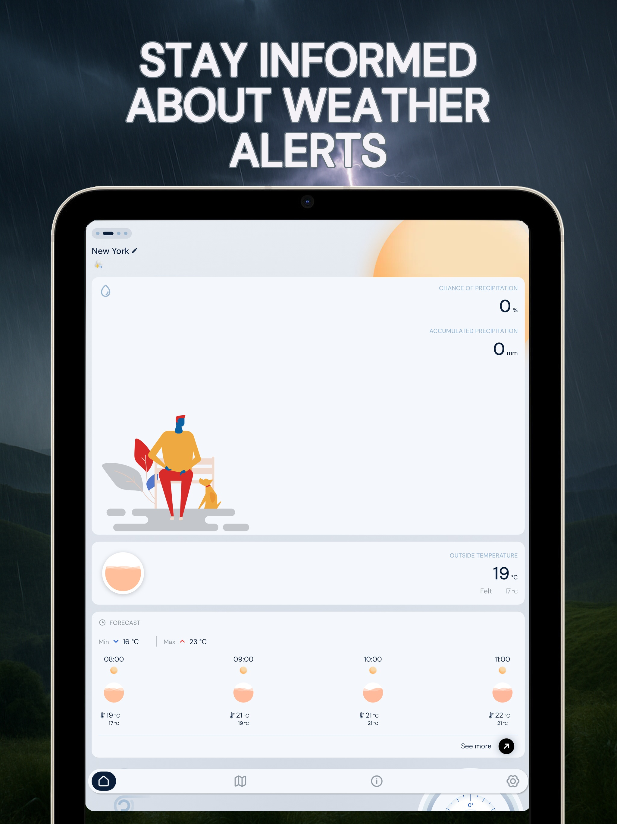Live Weather: UV & Wind Alerts