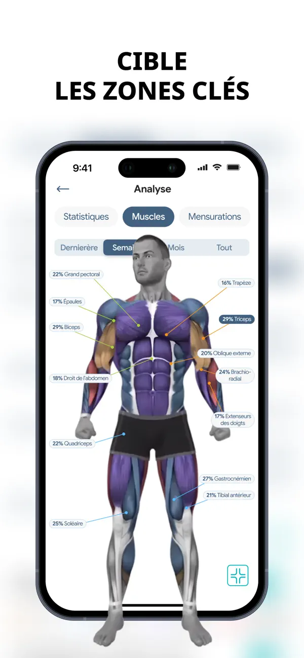 Screenshot #2 pour Fitness & Exercice Musculation