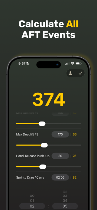 AFT Calculator & Score Tracker Screenshot 3 of 10