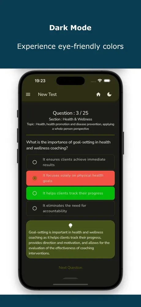 Health Wellness Coaching Exam Screenshot 4