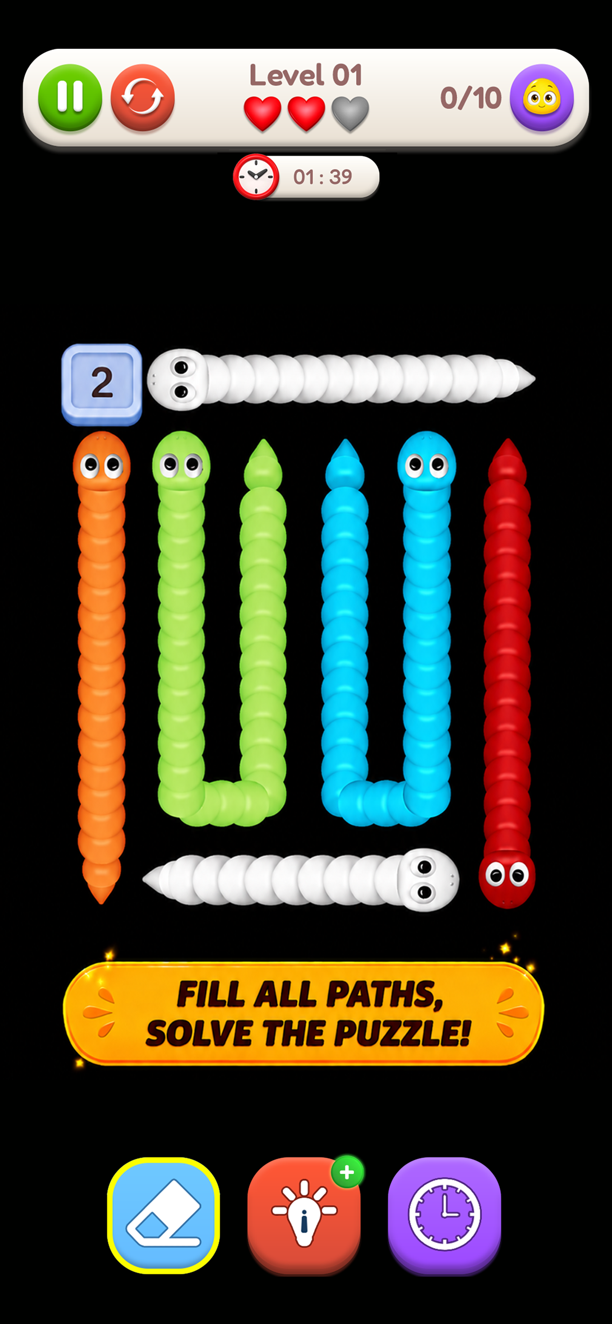 Escape Snake Maze Puzzle Game screenshot 10