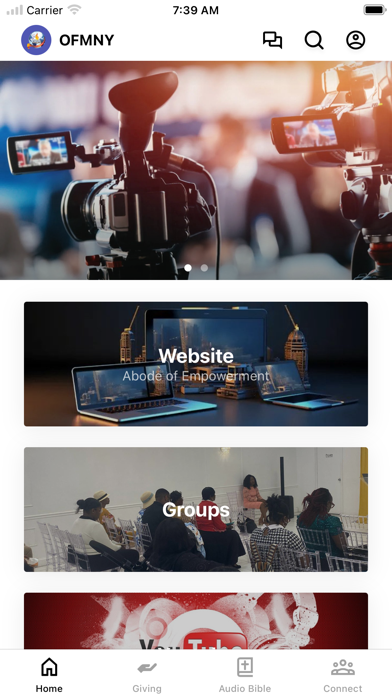 OMEGA FIRE MINISTRIES NEW YORK iPhone screenshot 1 - Education app