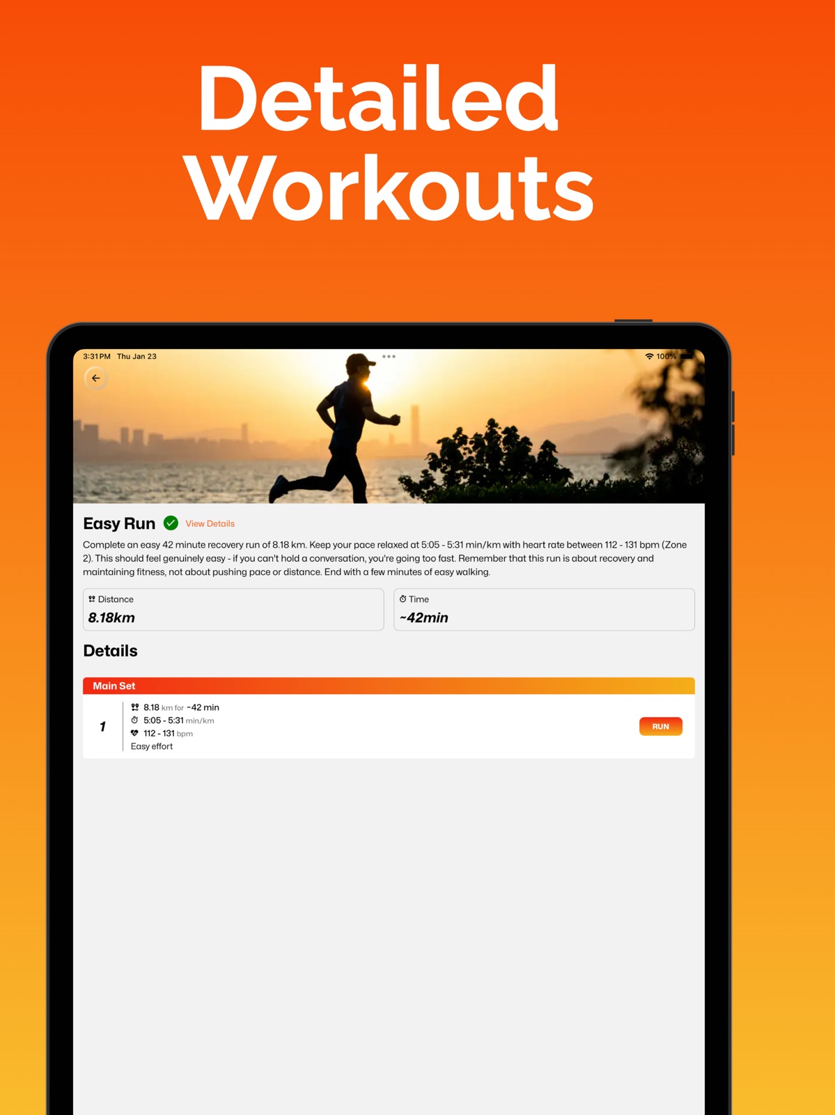 Speed AI: Running Training ipad screenshot 2