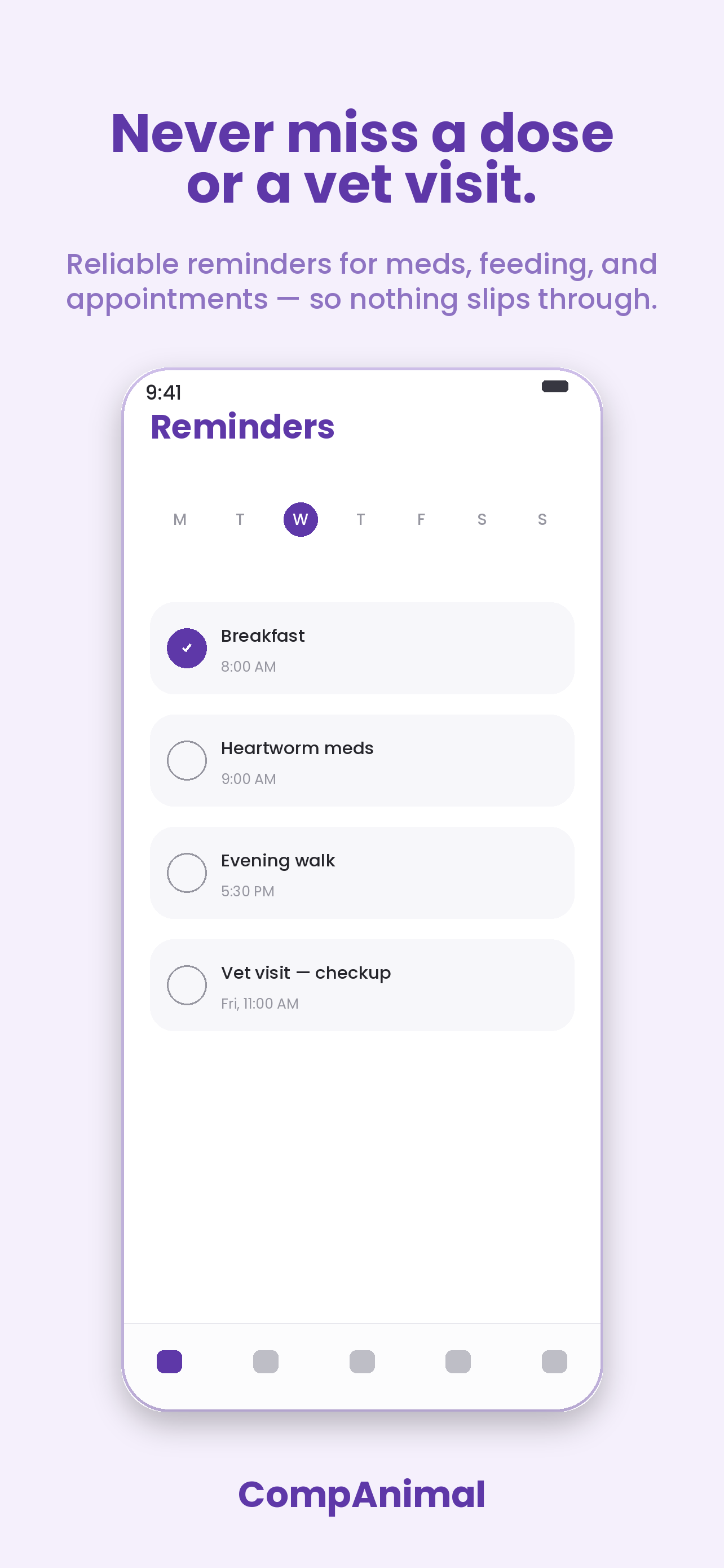 CompAnimal: Pet Care & Records screenshot 4