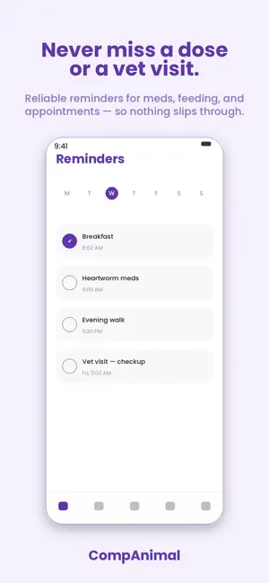 CompAnimal: Pet Care & Records screenshot 4