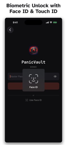 PanicVault - Password Manager iPhone screenshot