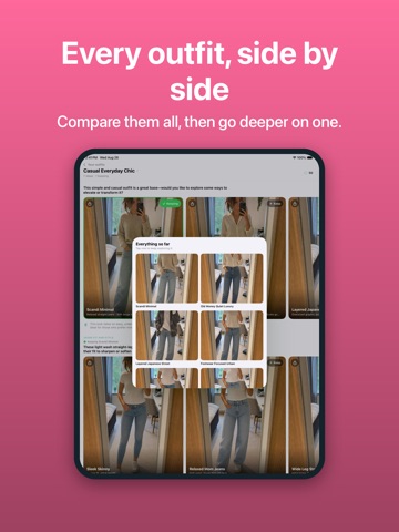 GlowUp: AI Fashion Stylist iPad screenshot