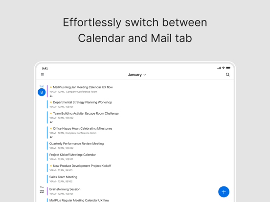 Synology MailPlus iPad screenshot 5 - Productivity app