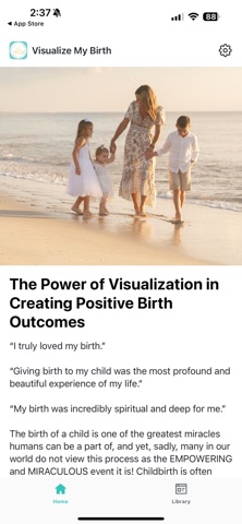 Visualize My Birth iPhone screenshot