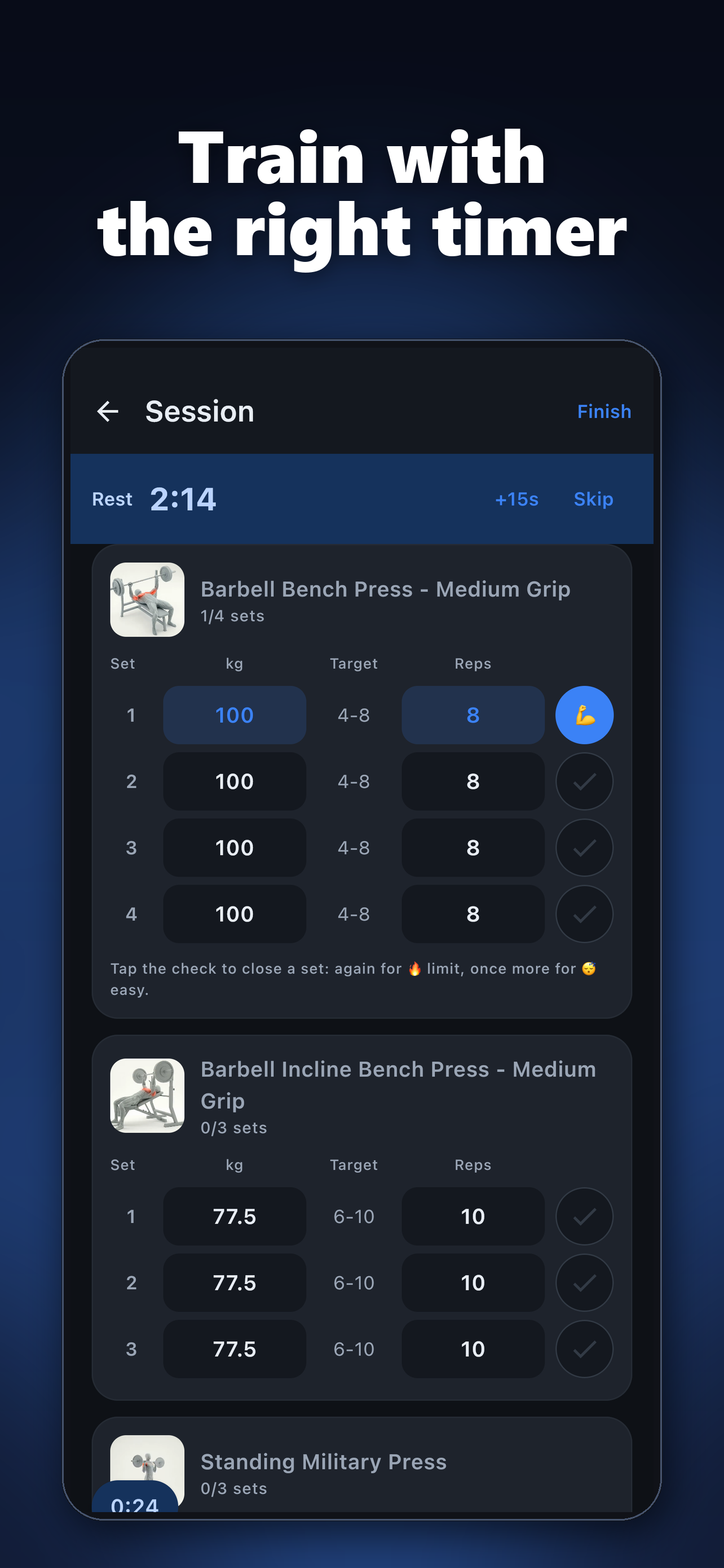 GiFit: Calorie Counter Gym Log screenshot 4