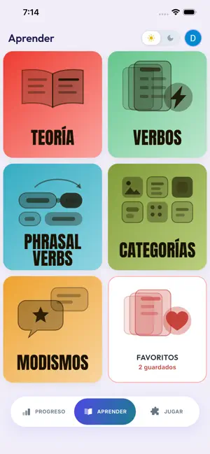 Verbos en inglés screenshot 4