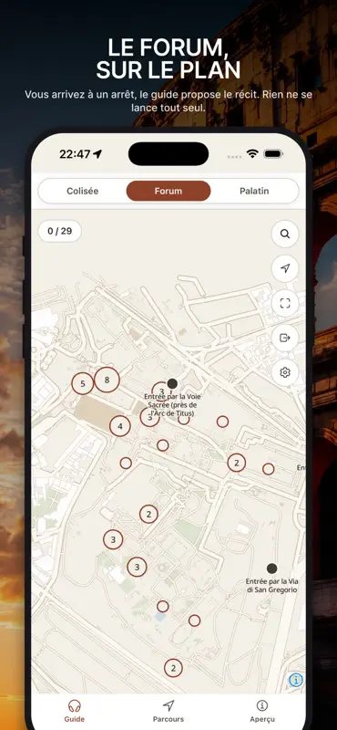 Colisée : audioguide Tessera screenshot 4 of 10