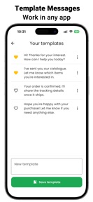 Direct Message - Chat Template screenshot