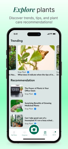 Snap Plant AI Identification iPhone screenshot