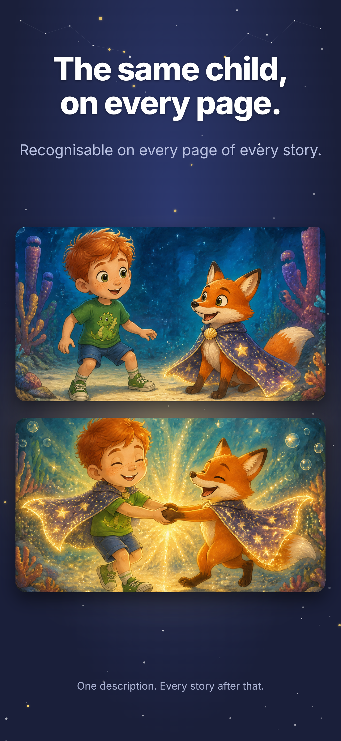 Lumor: Custom Bedtime Stories screenshot 2