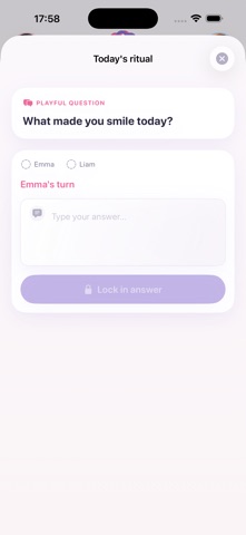 CoupleLoop: Daily Couple App Screenshot 5 of 5