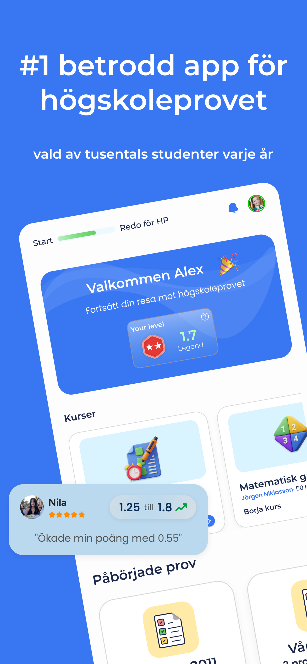 HP-appen: högskoleprovet