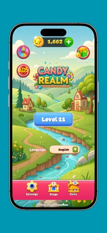 Candy Realm iPhone screenshot