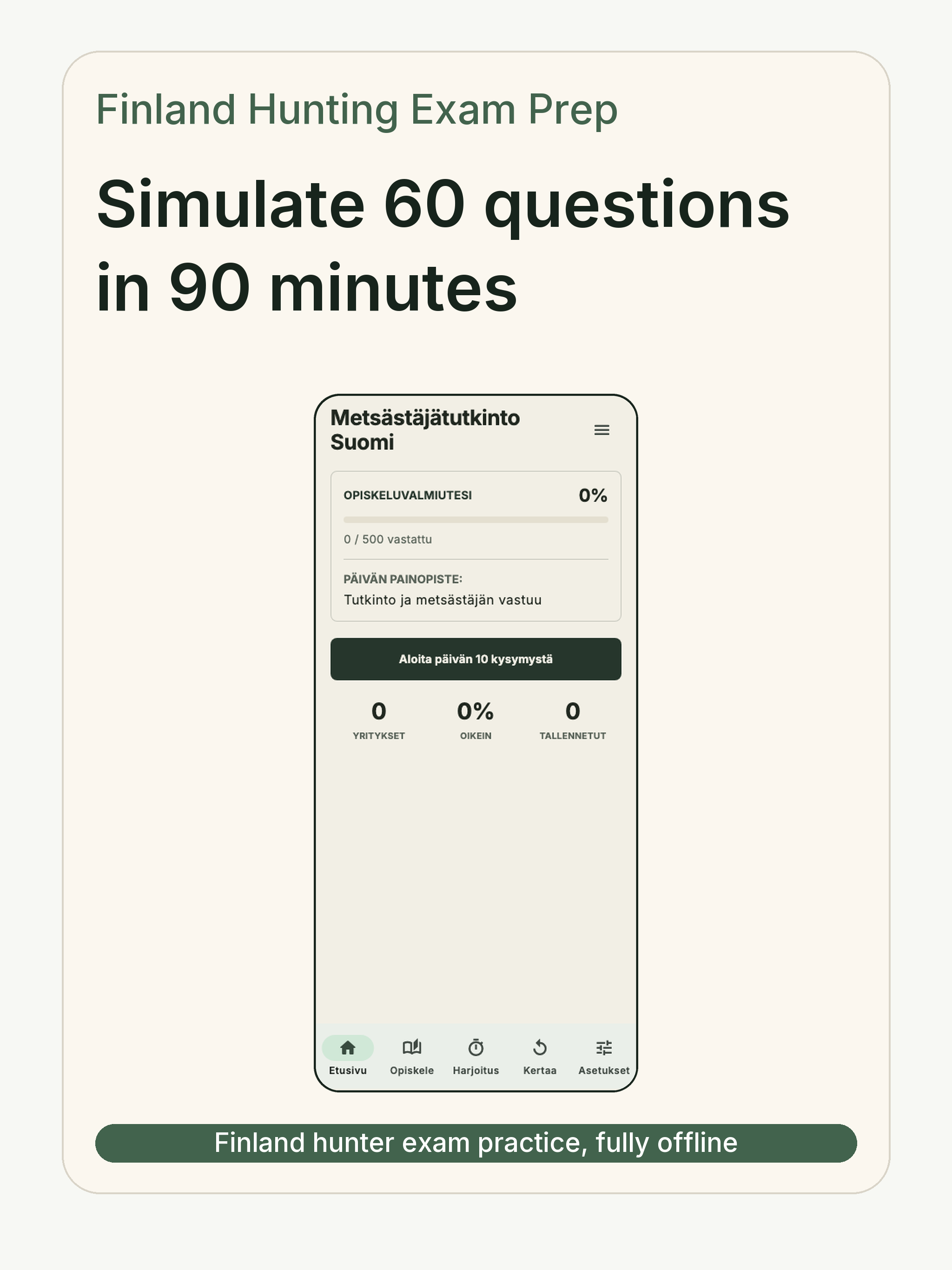 Finland Hunting Exam Prep screenshot 7