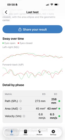 PosturEasy iPhone screenshot