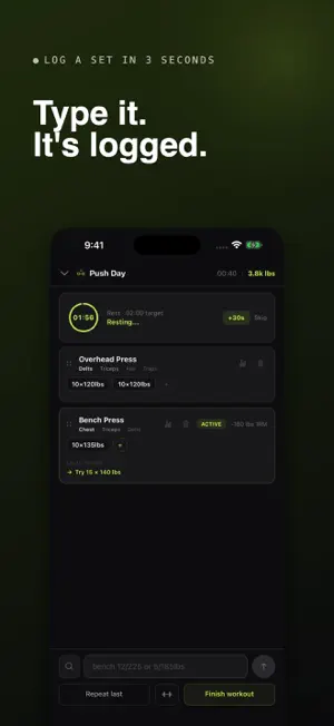 Overload: Workout Logger screenshot 2