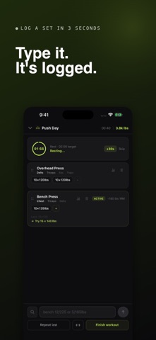 Overload: Workout Logger Screenshot 2 of 8