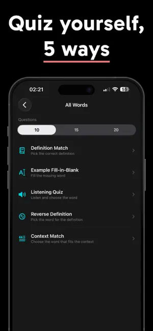 Vocably: Daily English Words screenshot 3