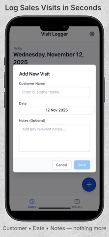 Visit Logger Tracker screenshot