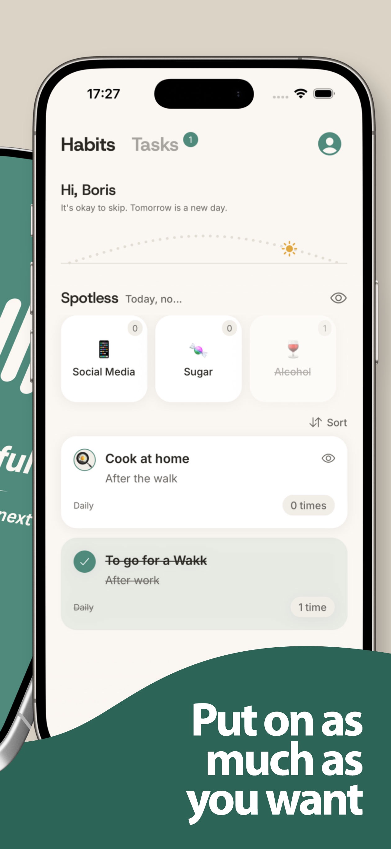 Screenshot 2 of Handfull - ADHD Habit Tracker