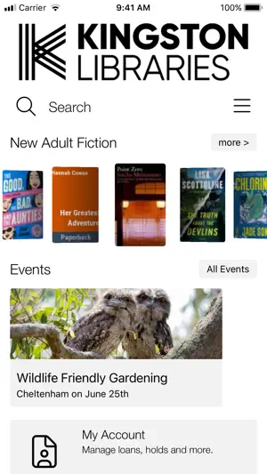 Kingston Libraries screenshot 1