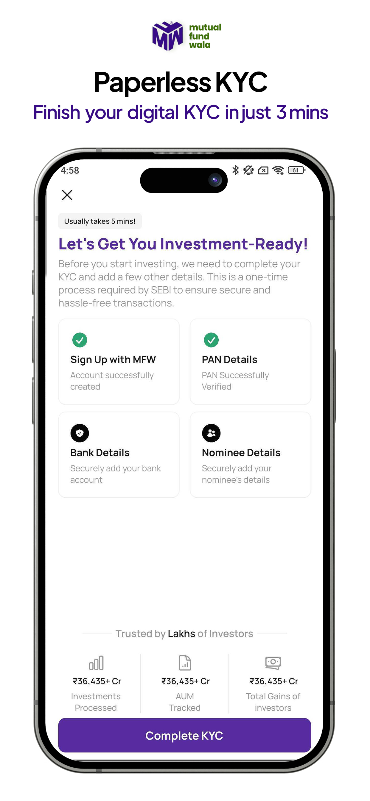 MutualFundWala screenshot 4