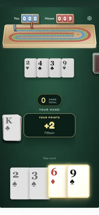 Cribbage Pro Online screenshot 1