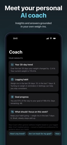 Weyt: Weight Tracker & BMI Log Screenshot 5 of 9