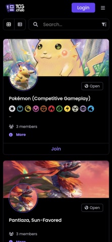 TCG.chat screenshot