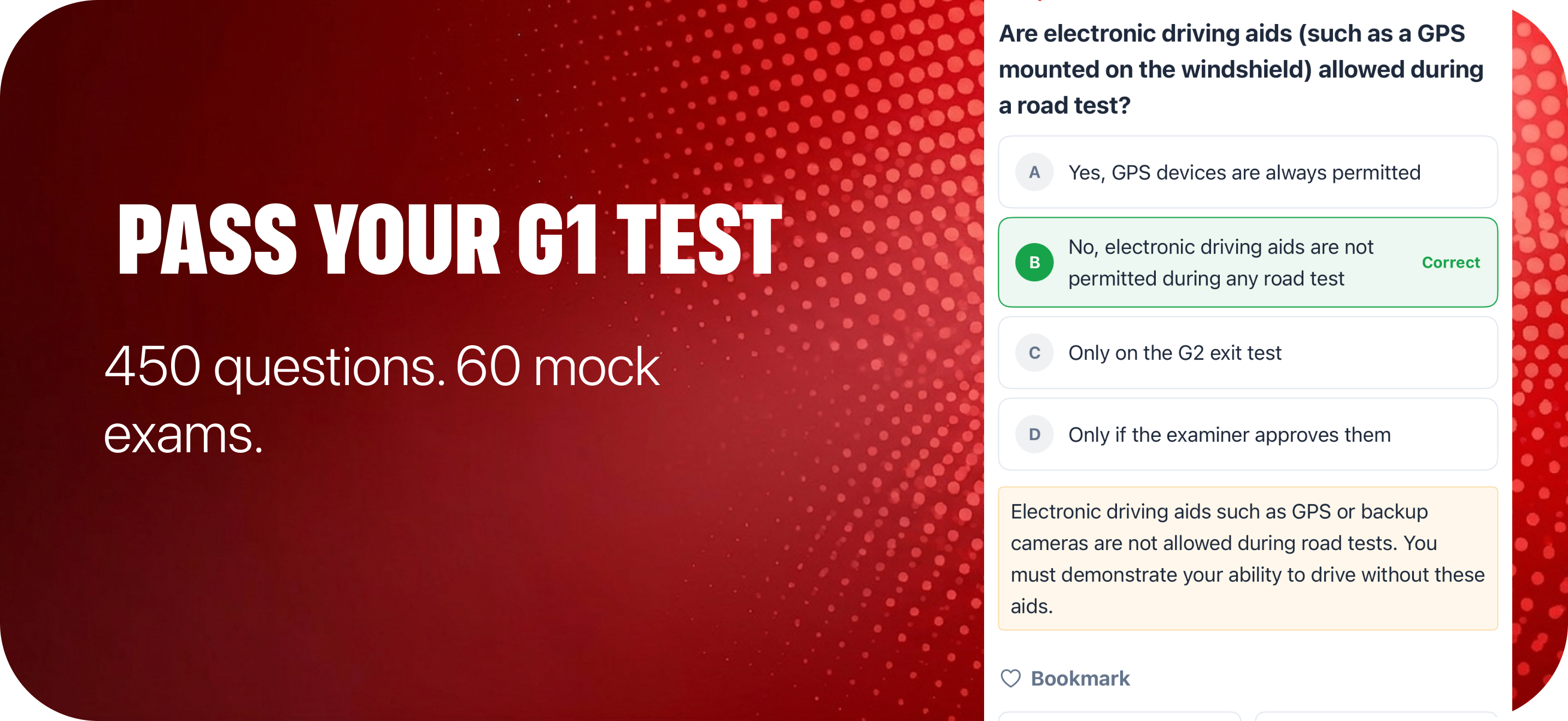 G1 Driver License Test - G2,M