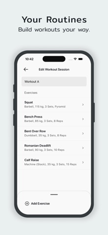 JIM: Workout Tracker, kuvakaappaus 4