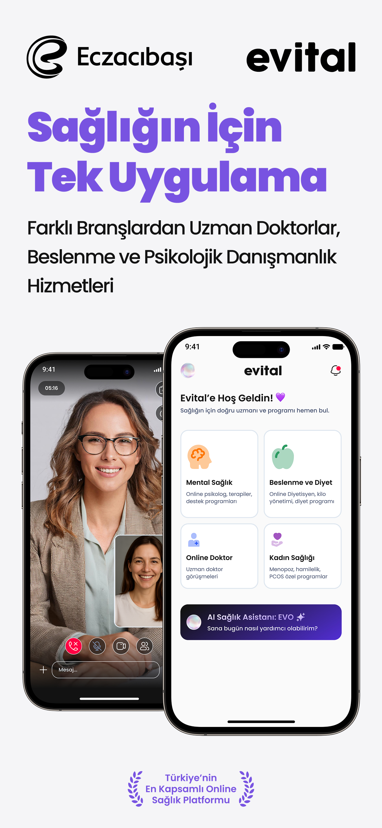 evital - Online Sağlık Hizmeti