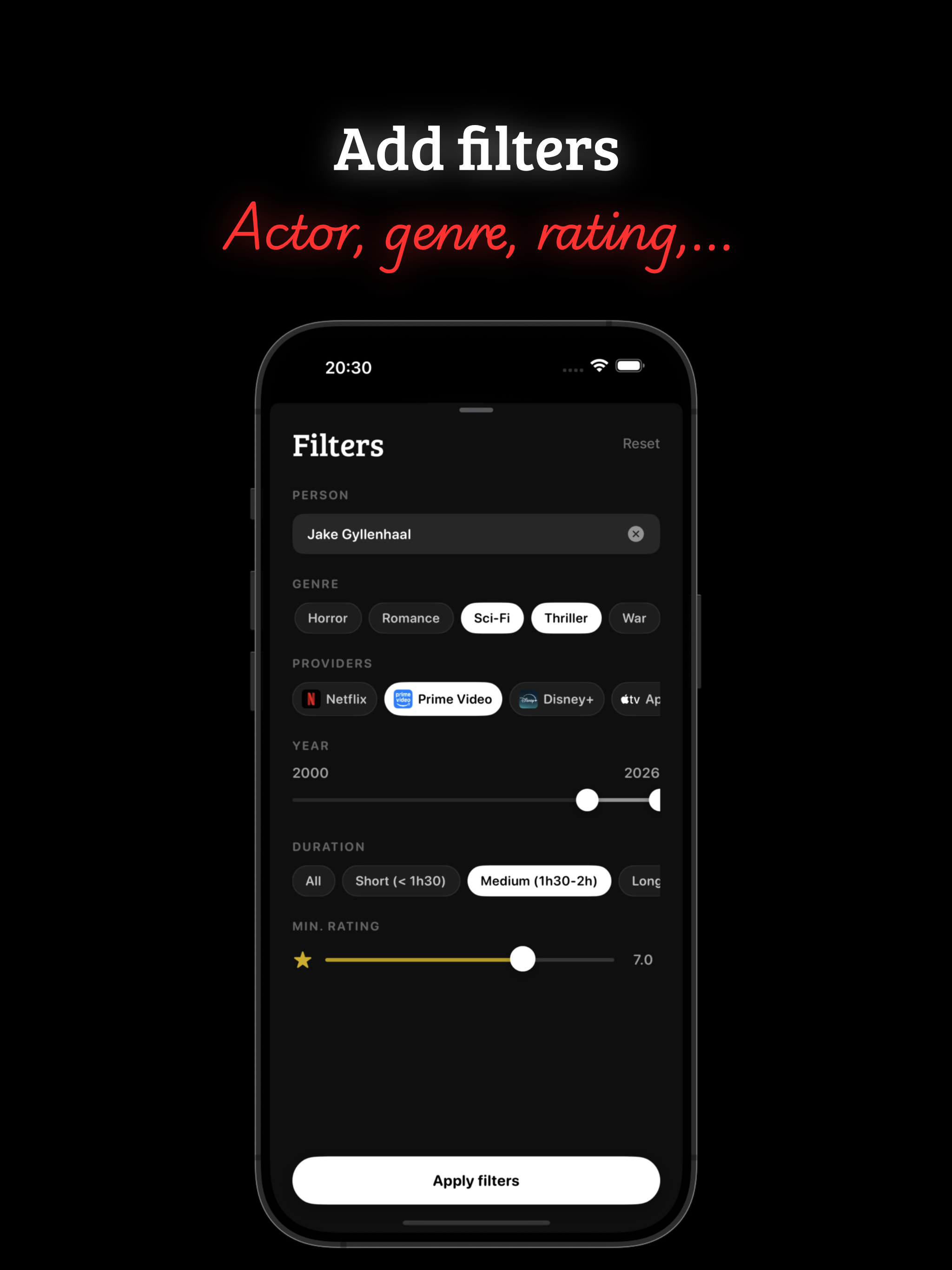 MovieScroll – Movie Finder