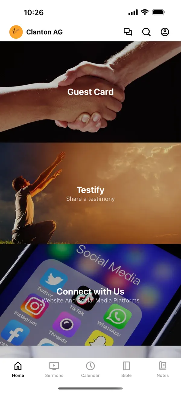 Screenshot #1 pour Clanton First Assembly of God