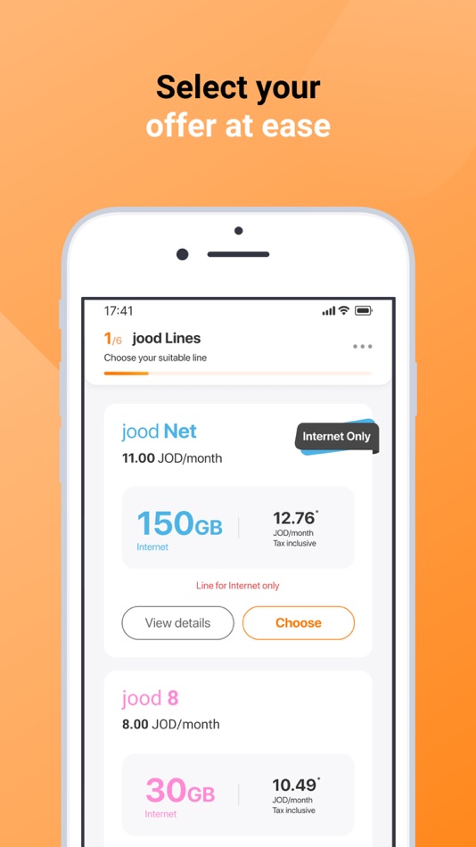 #3. jood Orange (iOS) 由: Orange Jordan Business